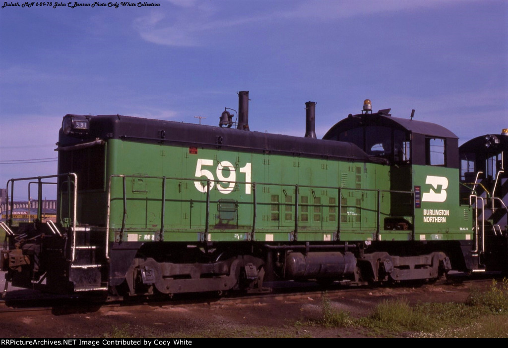 Burlington Northern NW2 591